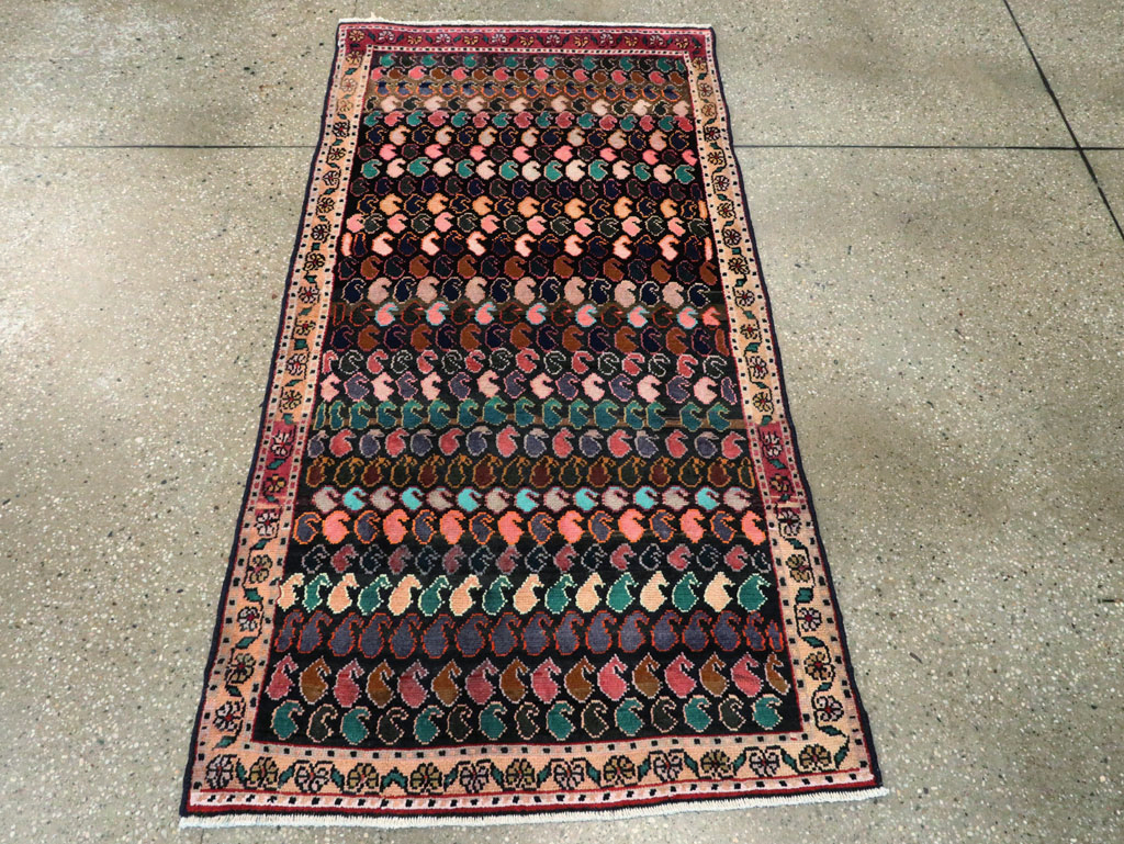 Vintage Persian Hamadan Rug, No.27425 - Gss
