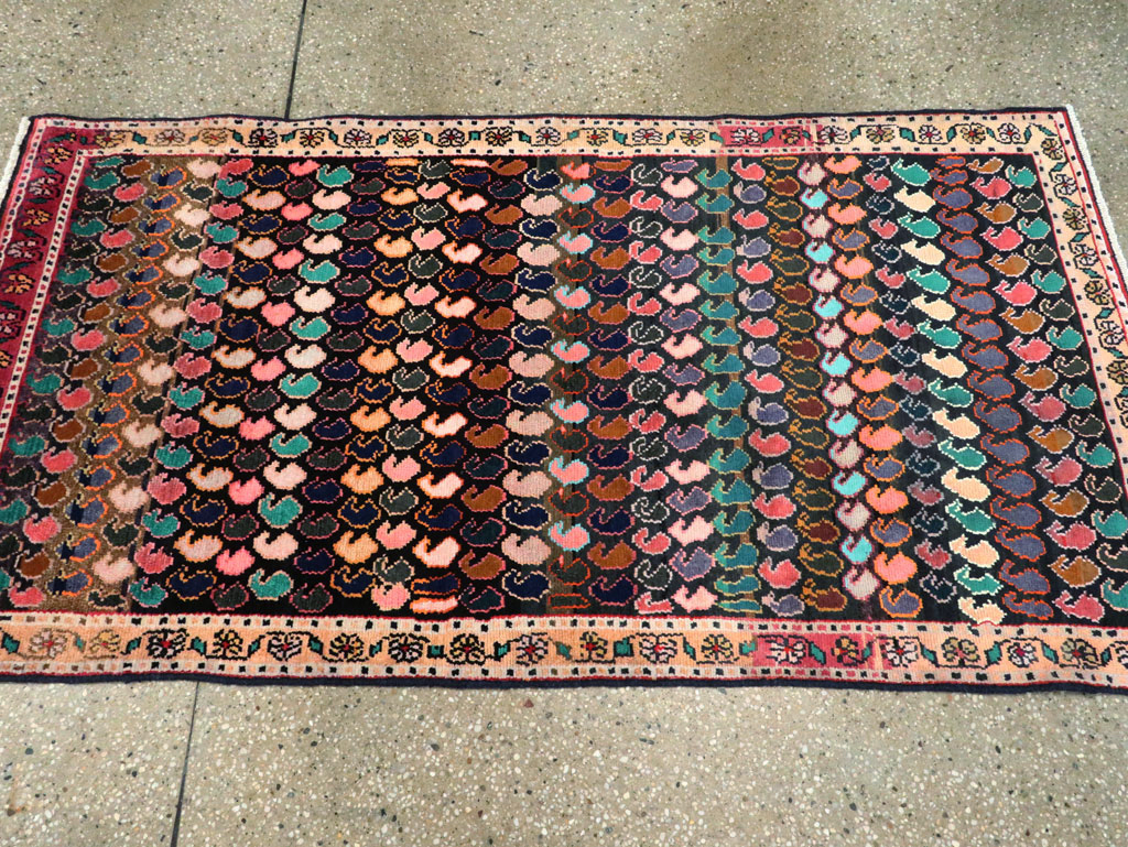 Vintage Persian Hamadan Rug, No.27425 - Gss