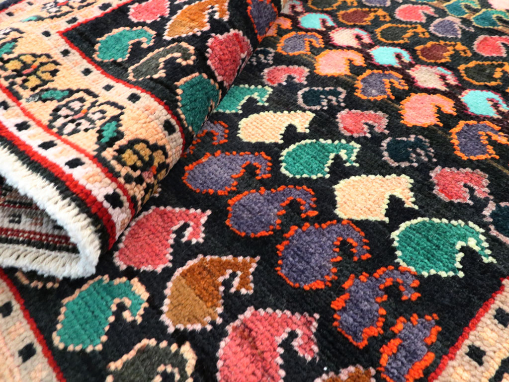 Vintage Persian Hamadan Rug, No.27425 - Gss