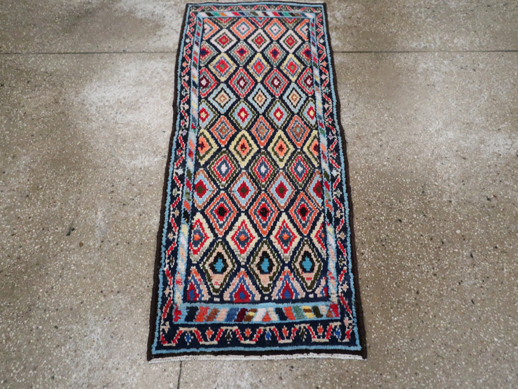 Vintage Persian Hamadan Rug, No.27426 - Gss