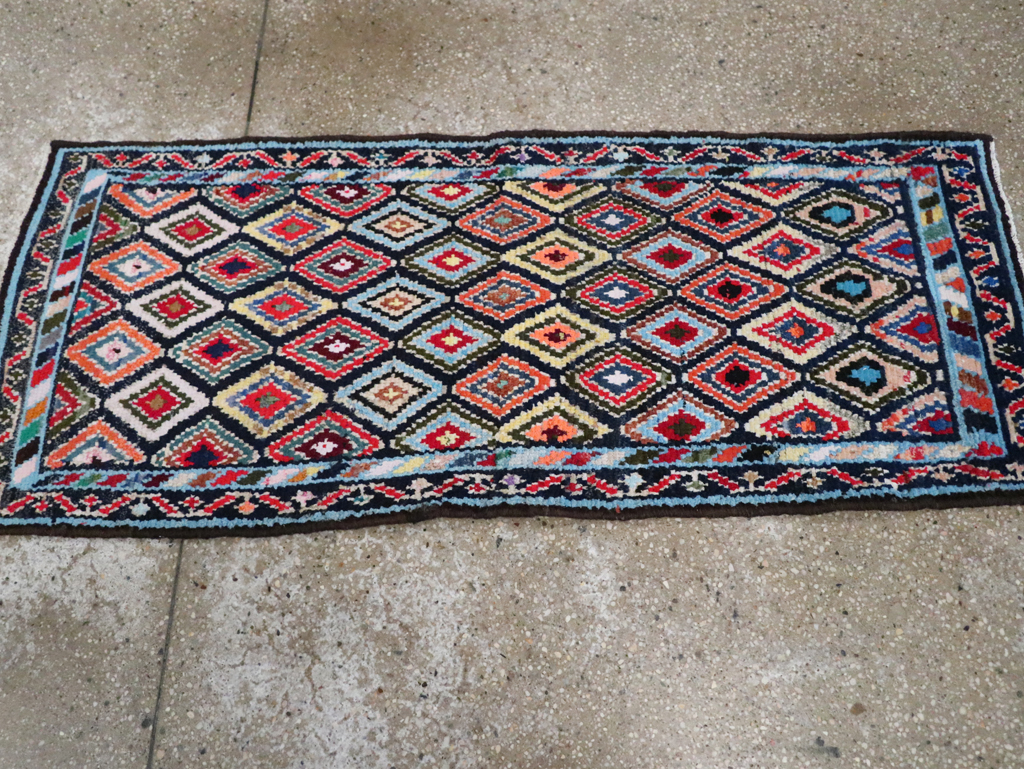 Vintage Persian Hamadan Rug, No.27426 - Gss