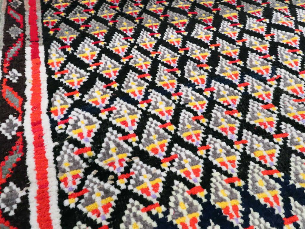 Vintage Persian Malayer Square Throw Rug, No.27428 - Gss