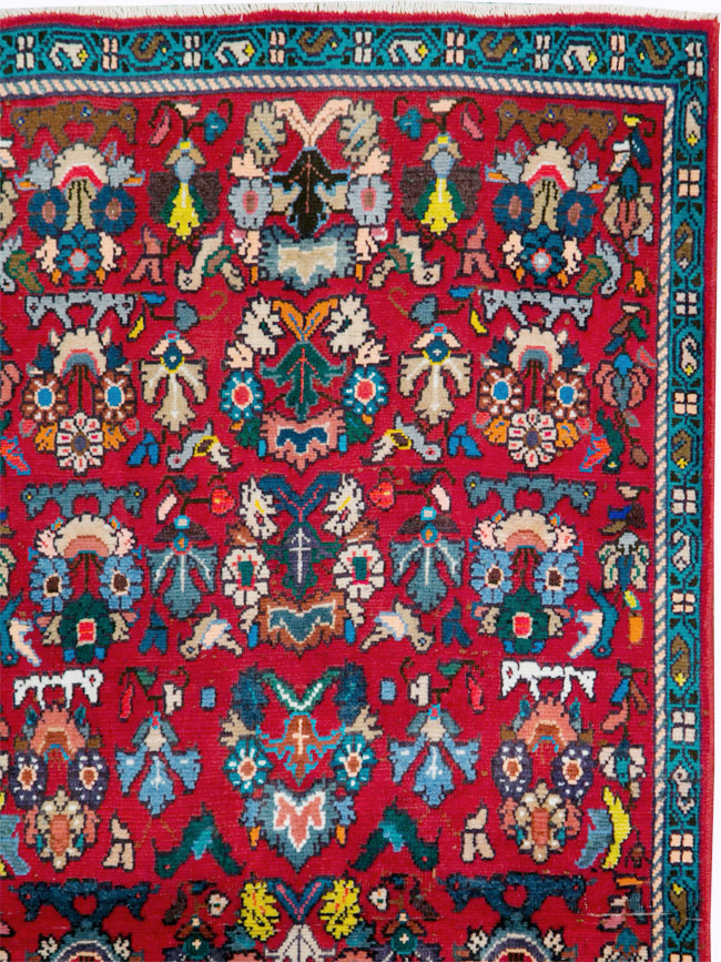 Vintage Persian Mahal Rug, No.27430 - Gss
