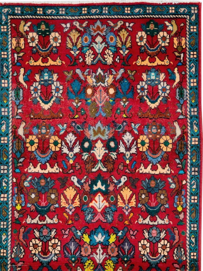 Vintage Persian Mahal Rug, No.27430 - Gss