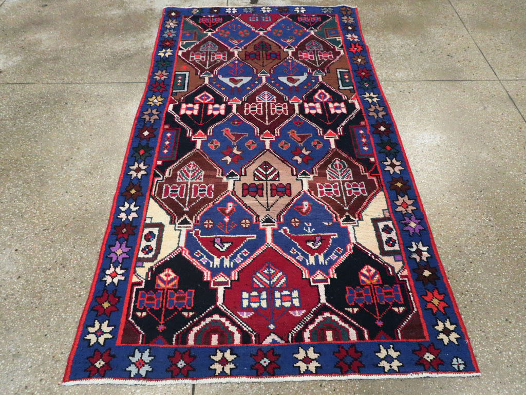 Vintage Persian Hamadan Rug, No.27436 - Gss