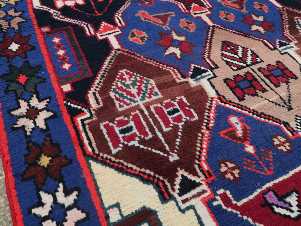 Vintage Persian Hamadan Rug, No.27436 - Gss