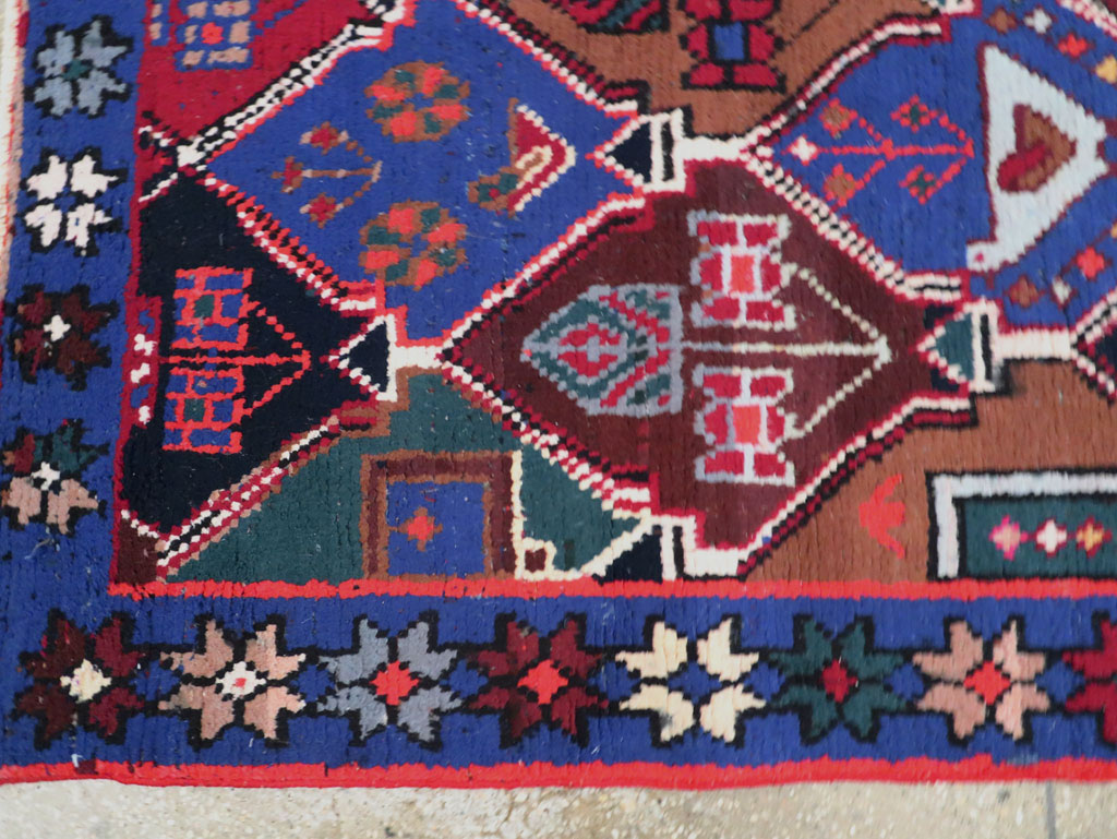 Vintage Persian Hamadan Rug, No.27436 - Gss