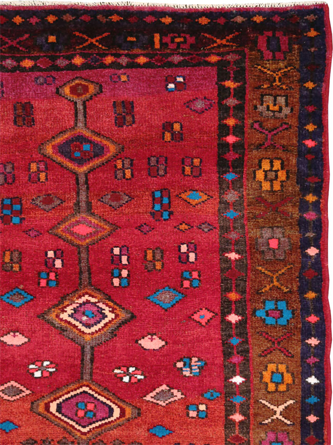 Vintage Persian Hamadan Rug, No.27443 - Gss