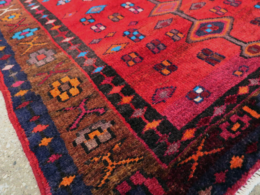 Vintage Persian Hamadan Rug, No.27443 - Gss