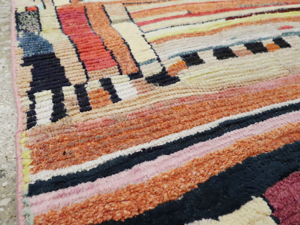 Vintage Persian Gabbeh Rug, No.27445 - Gss