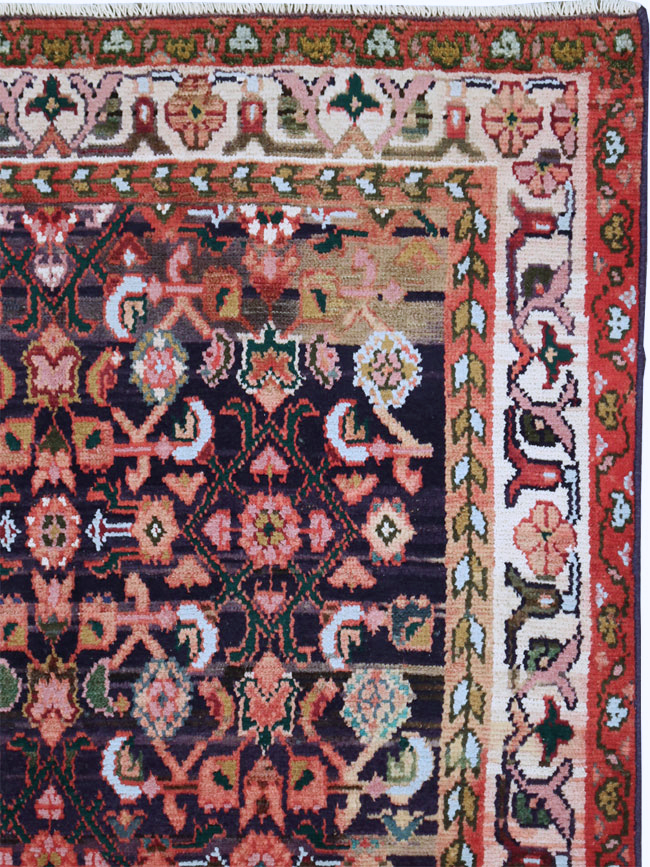 Vintage Persian Hamadan Rug, No.27446 - Gss