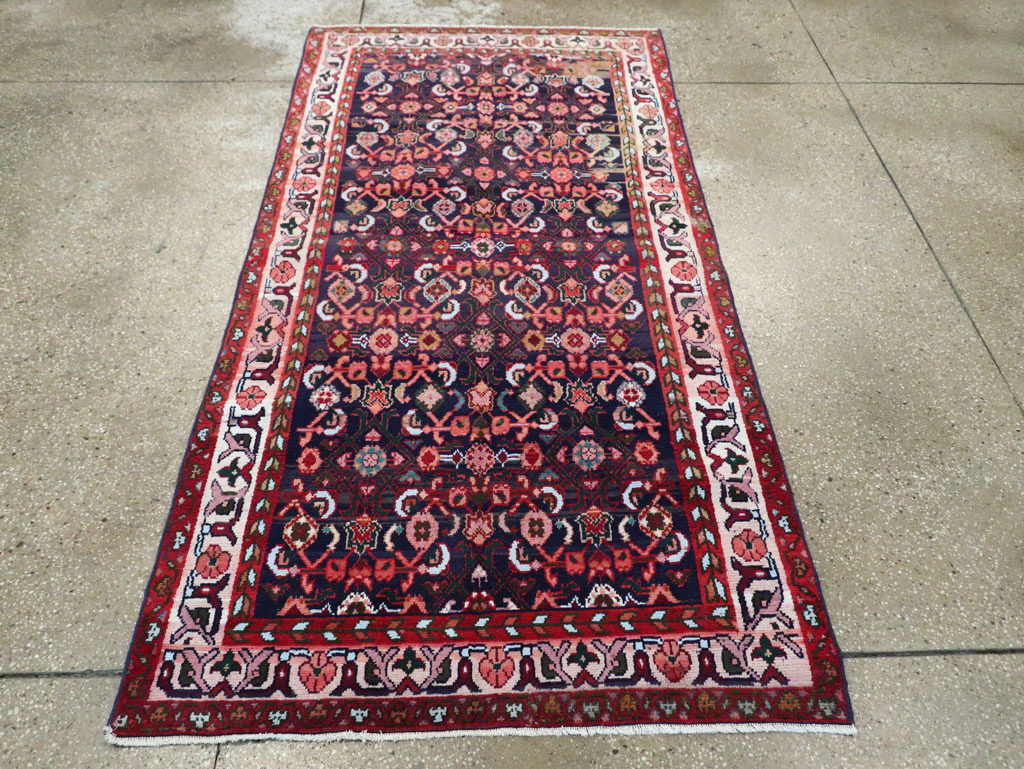 Vintage Persian Hamadan Rug, No.27446 - Gss