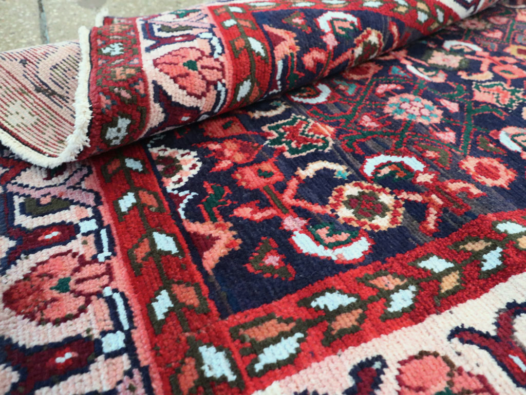 Vintage Persian Hamadan Rug, No.27446 - Gss