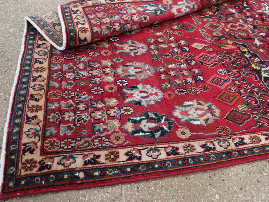 Vintage Persian Mashad Accent Rug, No.27448 - Gss