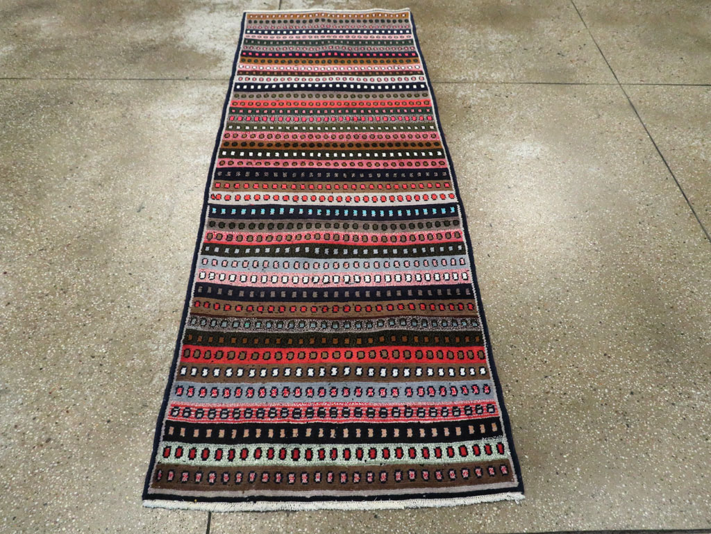 Vintage Persian Hamadan Runner, No.27450 - Gss