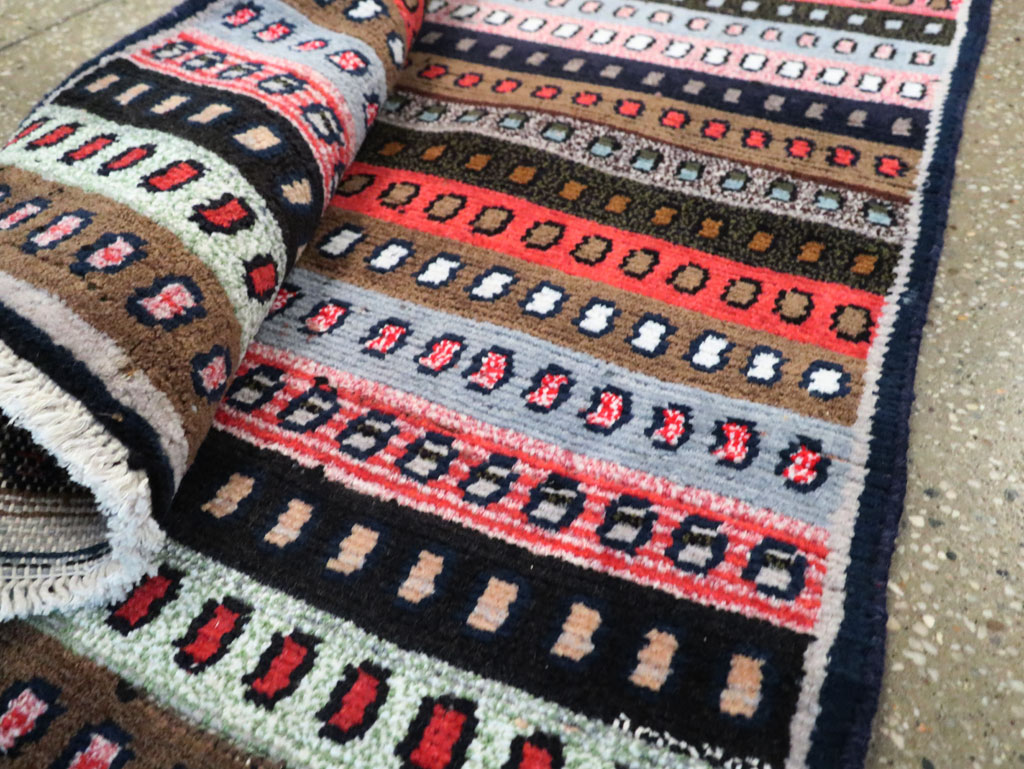 Vintage Persian Hamadan Runner, No.27450 - Gss