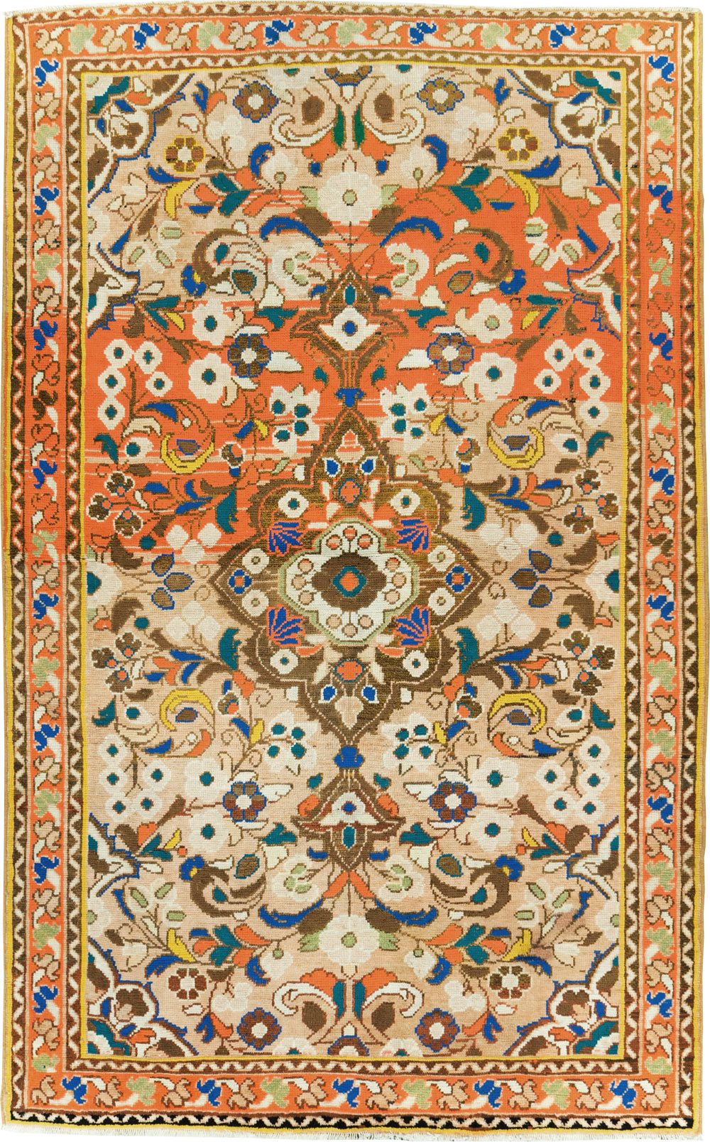 Vintage Persian Hamadan Rug, No.27452 - Gss