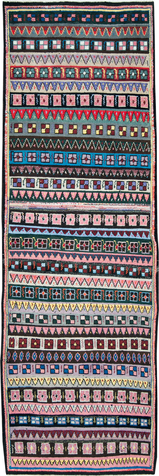 Vintage Persian Mahal Runner, No.27453 - Gss