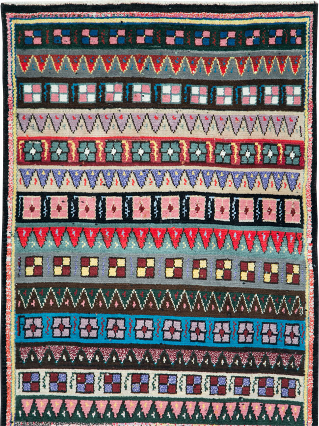 Vintage Persian Mahal Runner, No.27453 - Gss