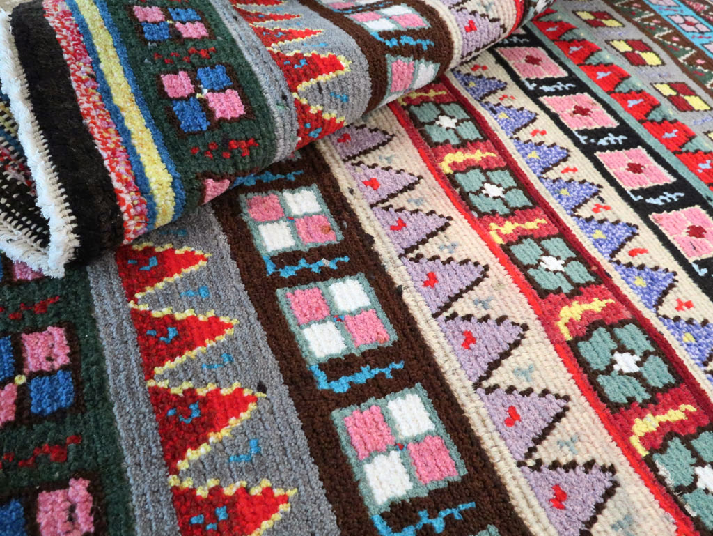 Vintage Persian Mahal Runner, No.27453 - Gss