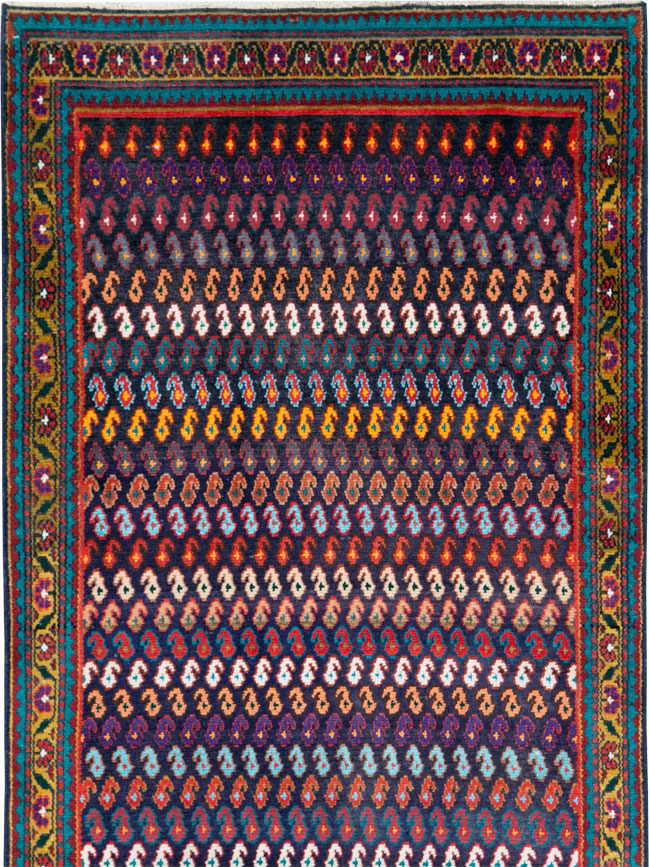 Vintage Persian Hamadan Runner, No.27455 - Gss