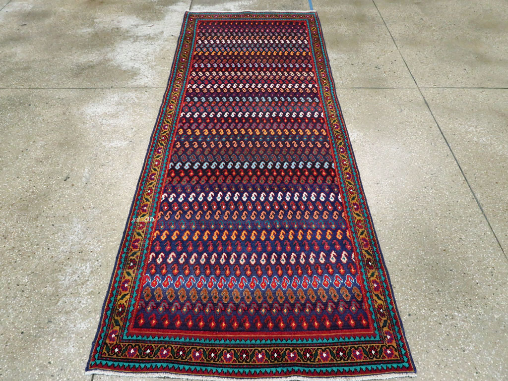 Vintage Persian Hamadan Runner, No.27455 - Gss