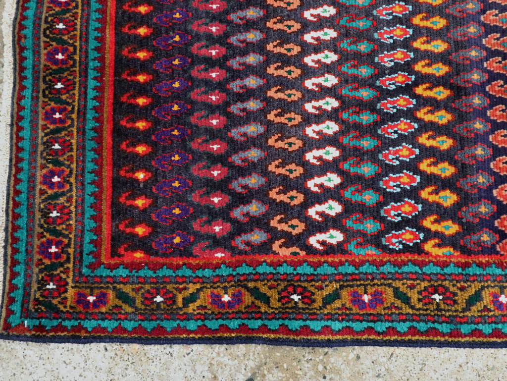 Vintage Persian Hamadan Runner, No.27455 - Gss