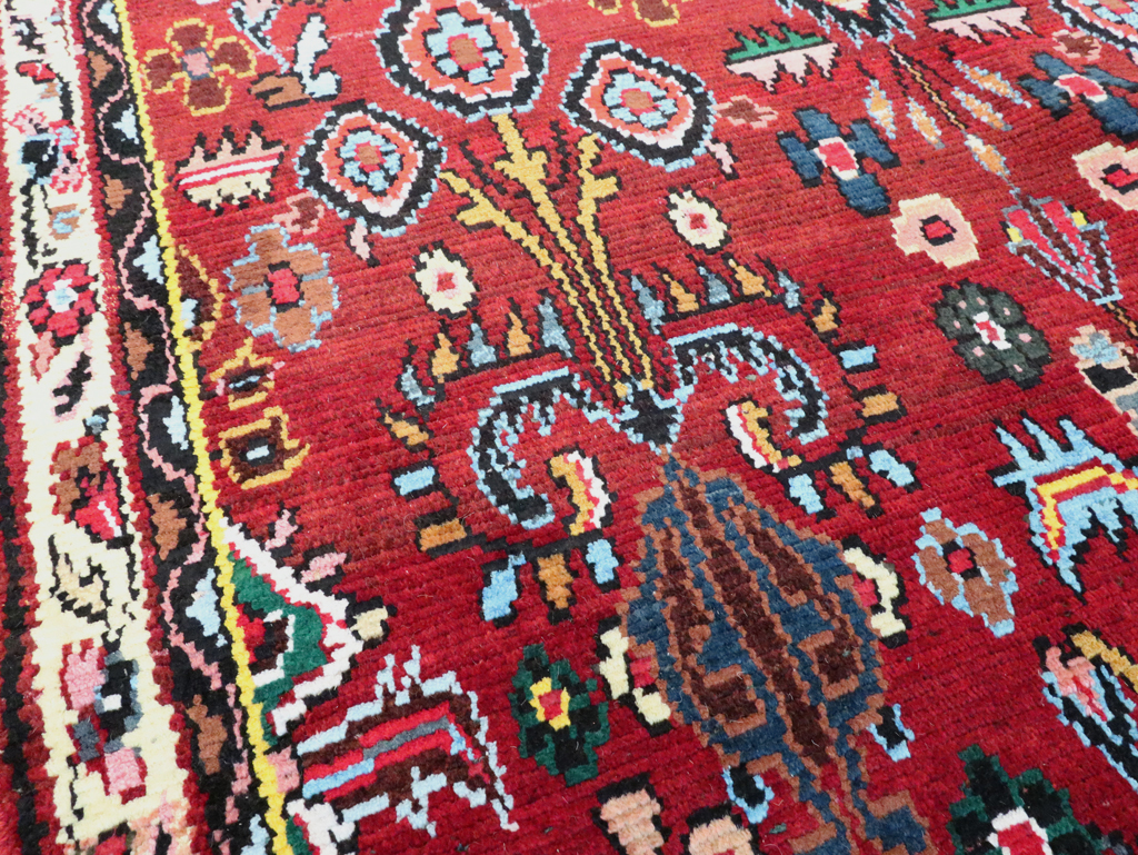 Vintage Persian Hamadan Rug, No.27458 - Gss