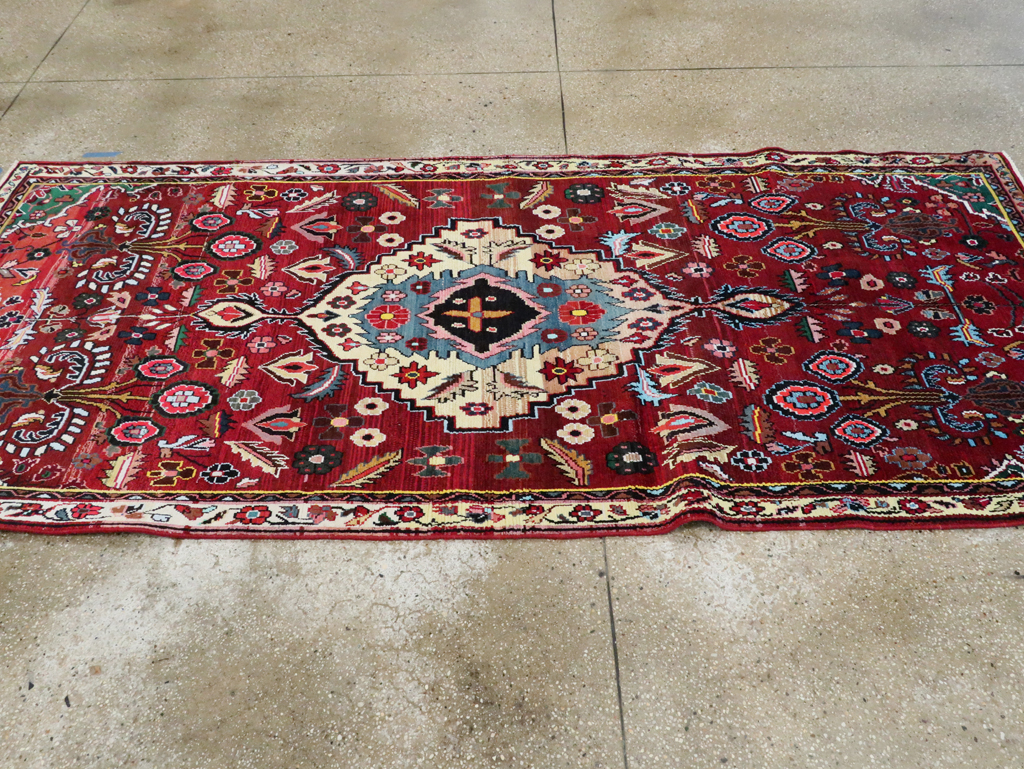 Vintage Persian Hamadan Rug, No.27458 - Gss