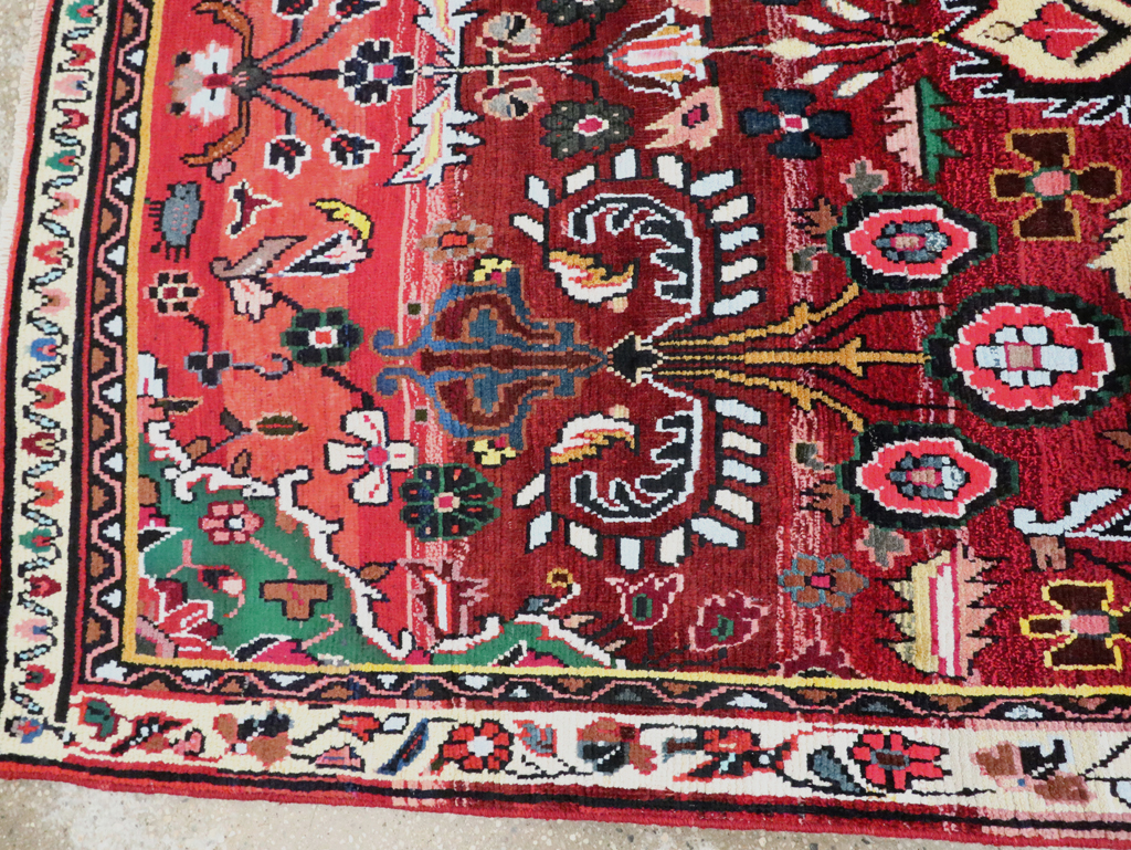Vintage Persian Hamadan Rug, No.27458 - Gss