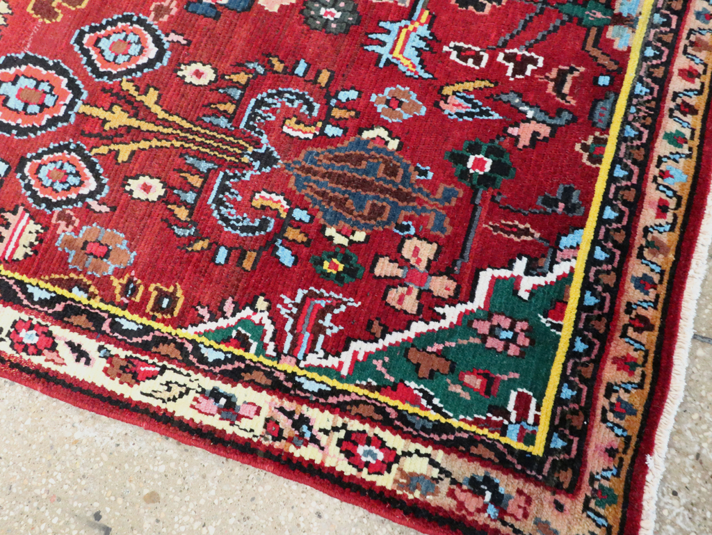 Vintage Persian Hamadan Rug, No.27458 - Gss