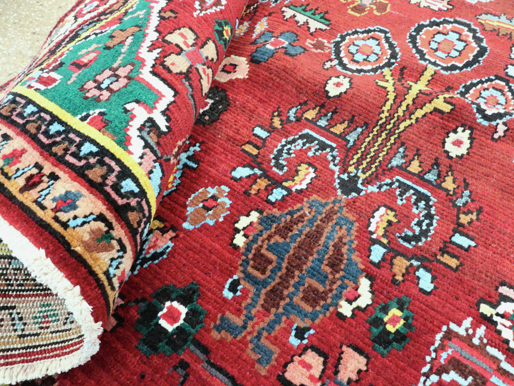 Vintage Persian Hamadan Rug, No.27458 - Gss