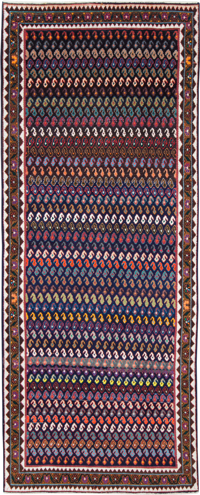 Vintage Persian Hamadan Runner, No.27462 - Gss