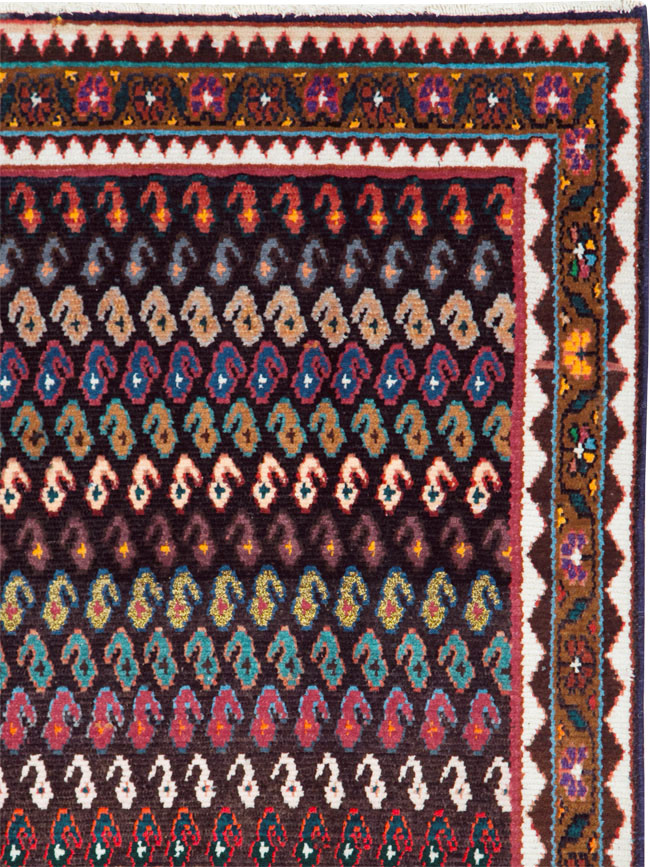 Vintage Persian Hamadan Runner, No.27462 - Gss