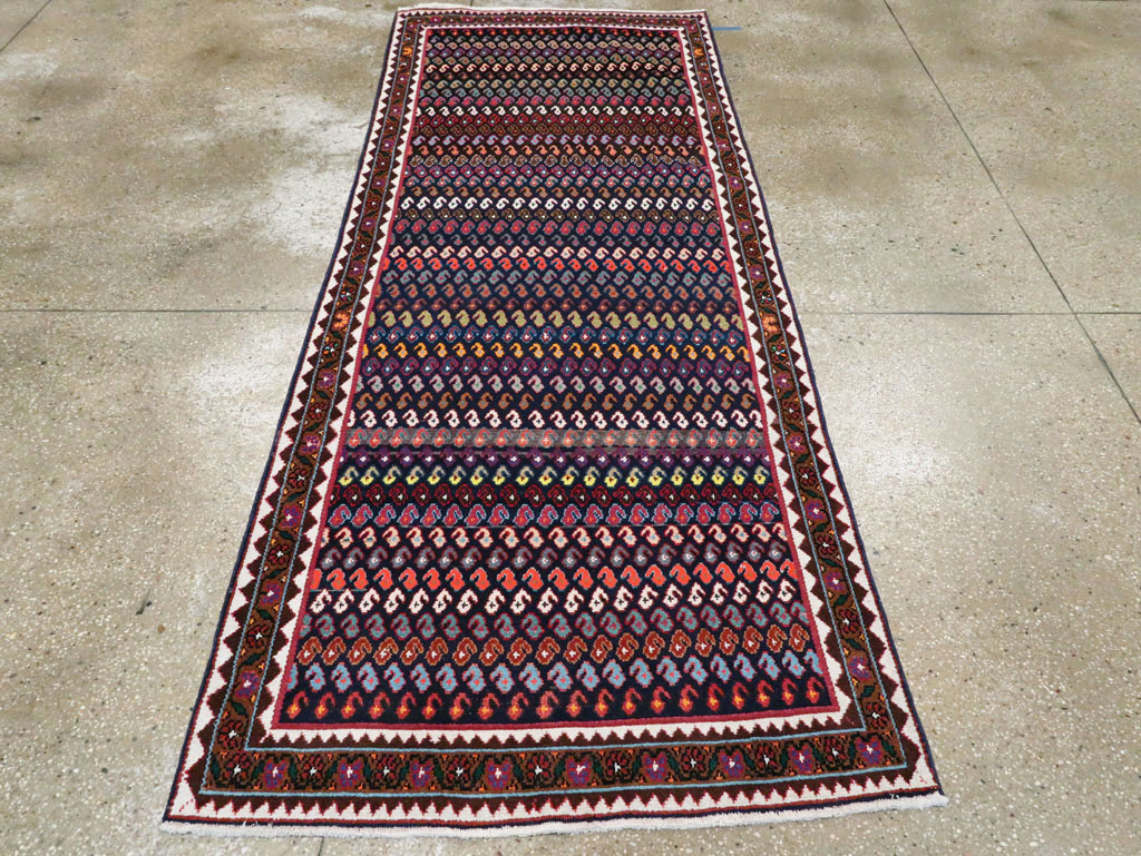 Vintage Persian Hamadan Runner, No.27462 - Gss