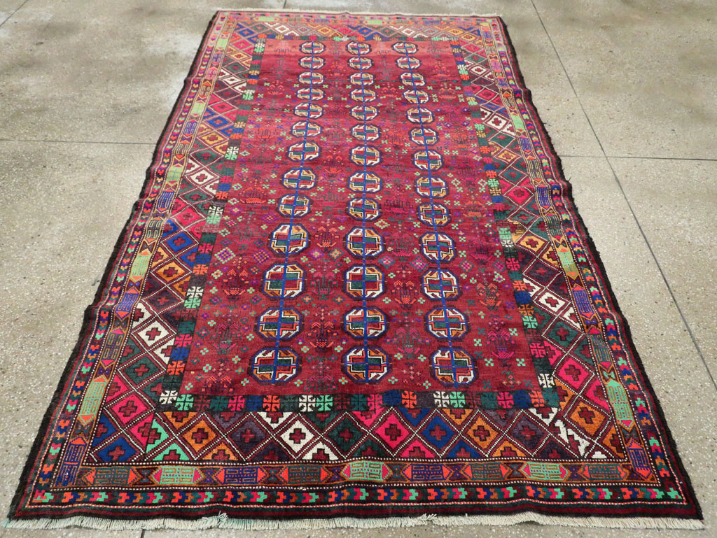 Vintage Persian Baluch Rug, No.27463 - Gss