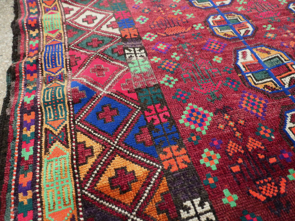 Vintage Persian Baluch Rug, No.27463 - Gss