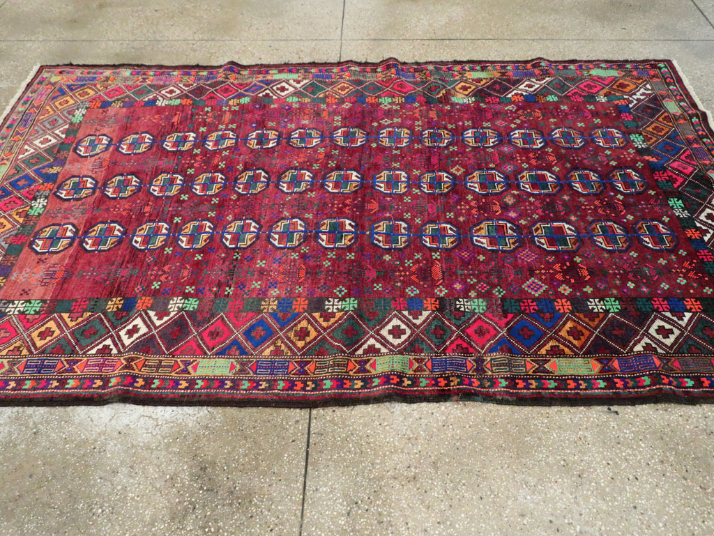Vintage Persian Baluch Rug, No.27463 - Gss