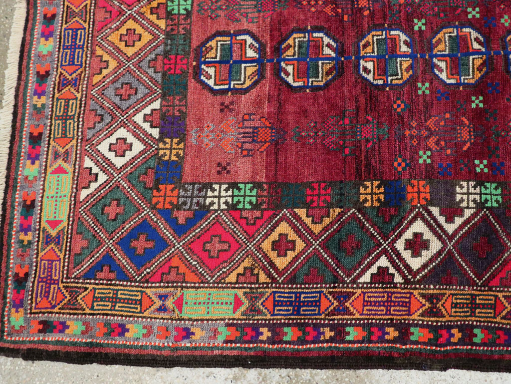 Vintage Persian Baluch Rug, No.27463 - Gss