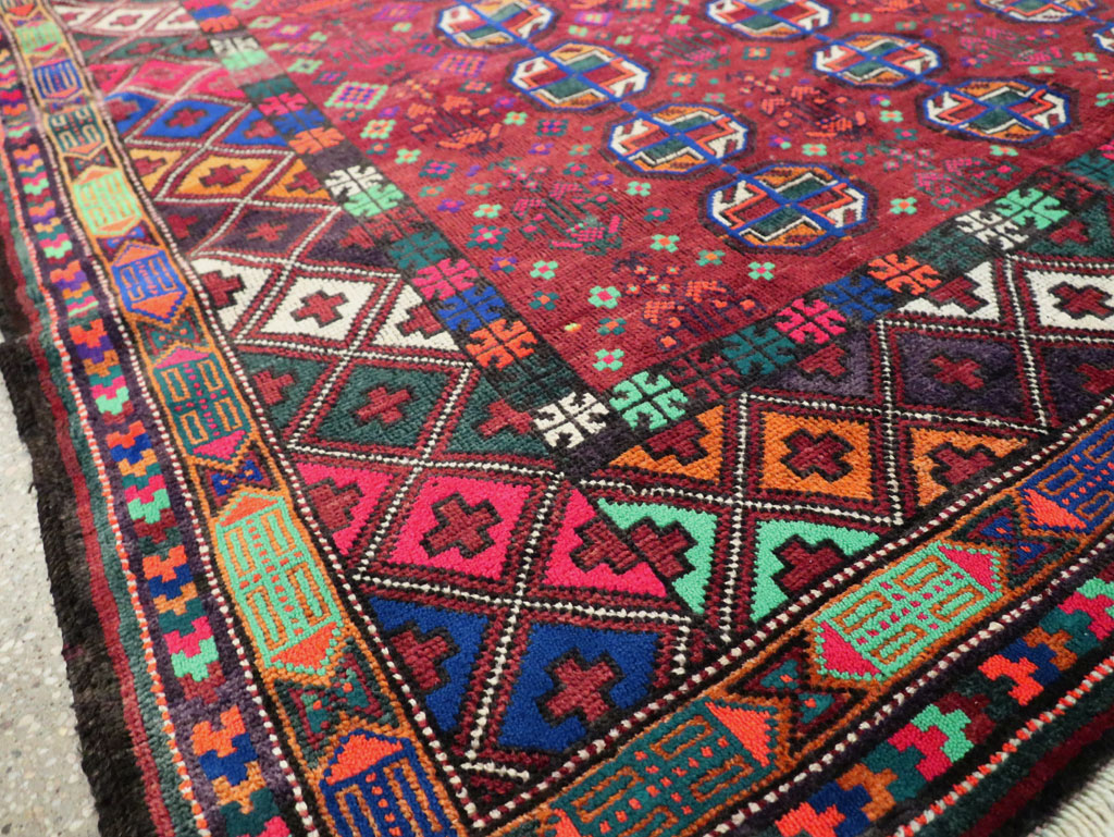 Vintage Persian Baluch Rug, No.27463 - Gss