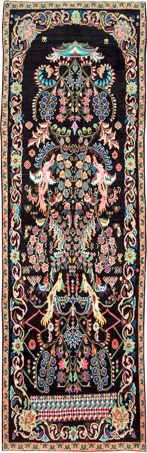 Vintage Persian Hamadan Rug, No.27465 - Gss