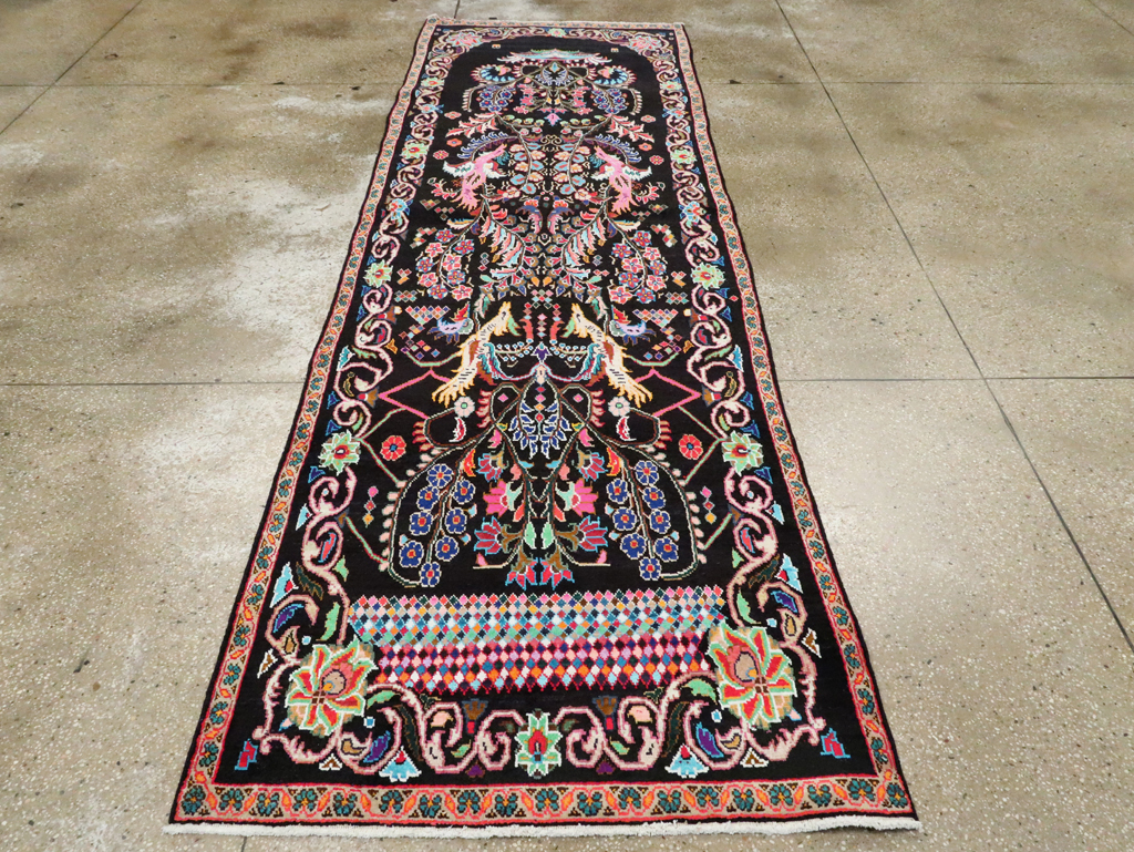 Vintage Persian Hamadan Rug, No.27465 - Gss