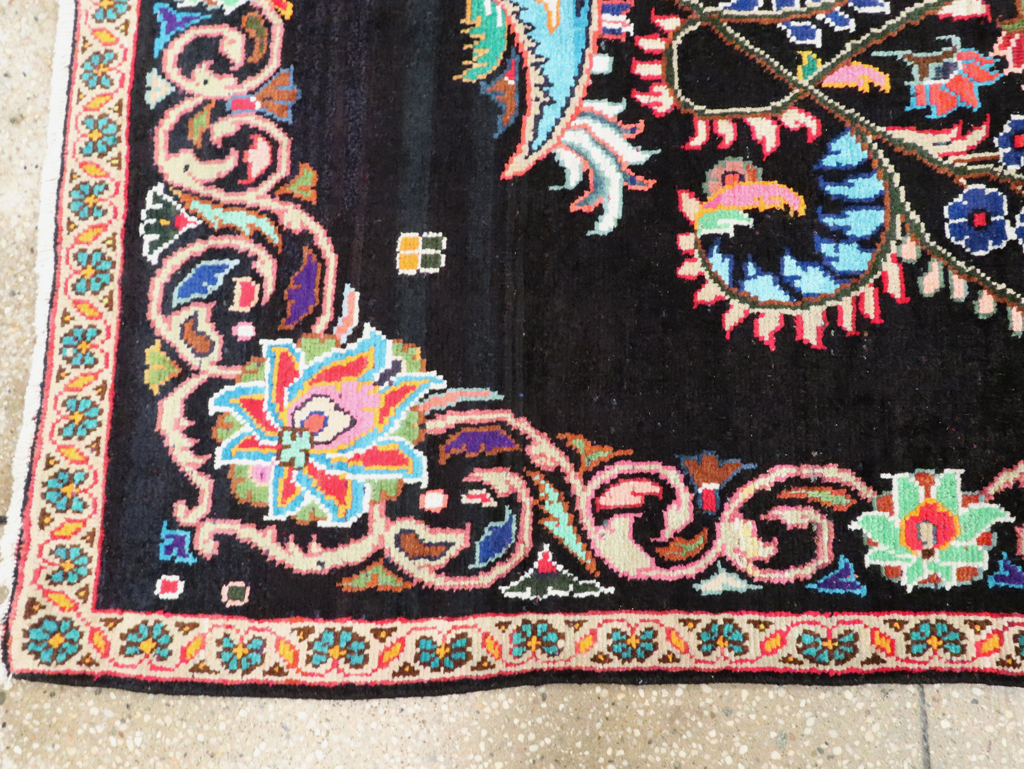 Vintage Persian Hamadan Rug, No.27465 - Gss