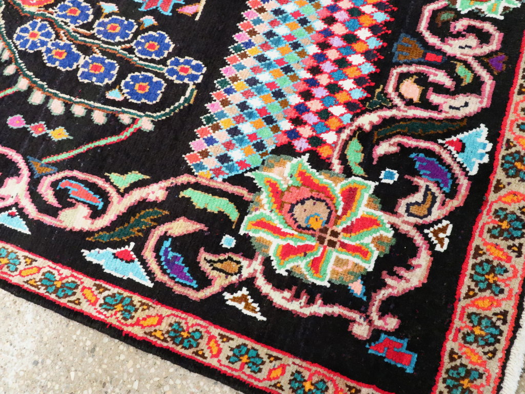 Vintage Persian Hamadan Rug, No.27465 - Gss