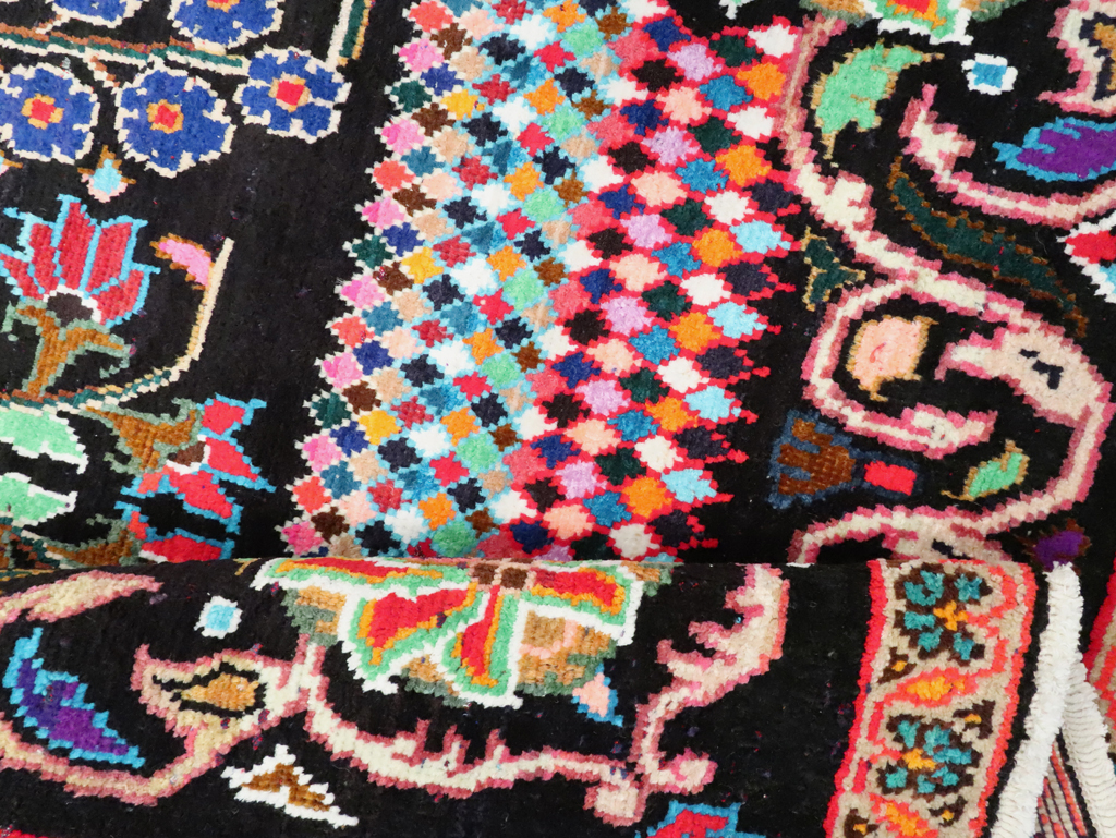 Vintage Persian Hamadan Rug, No.27465 - Gss