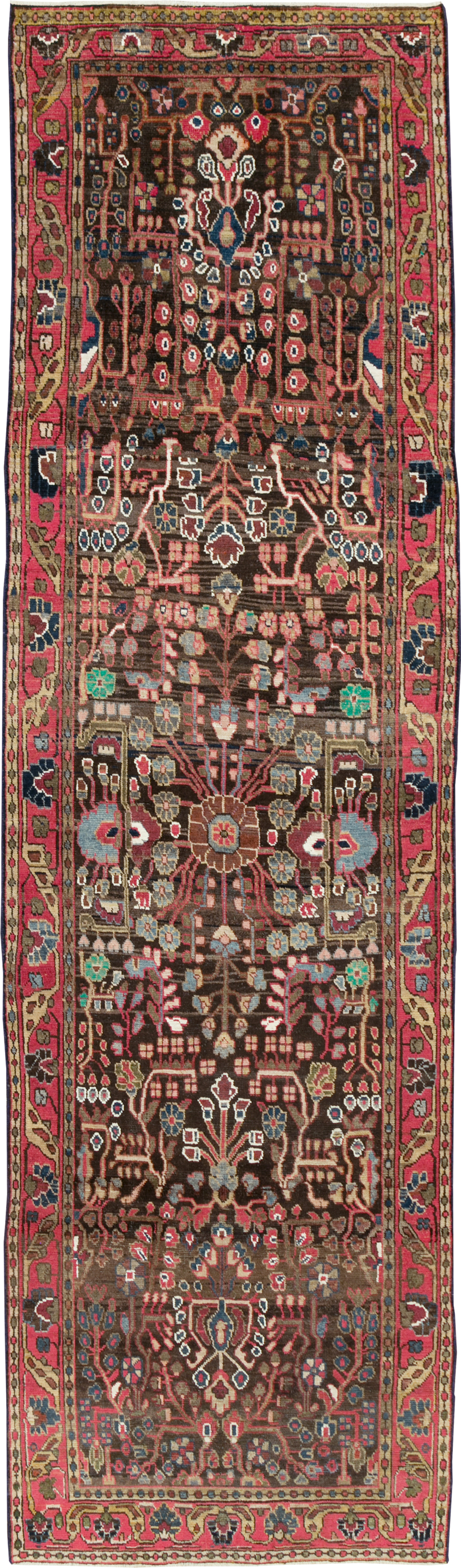 Vintage Persian Hamadan Rug, No.27466 - Gss