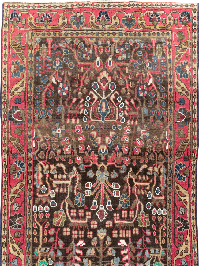 Vintage Persian Hamadan Rug, No.27466 - Gss