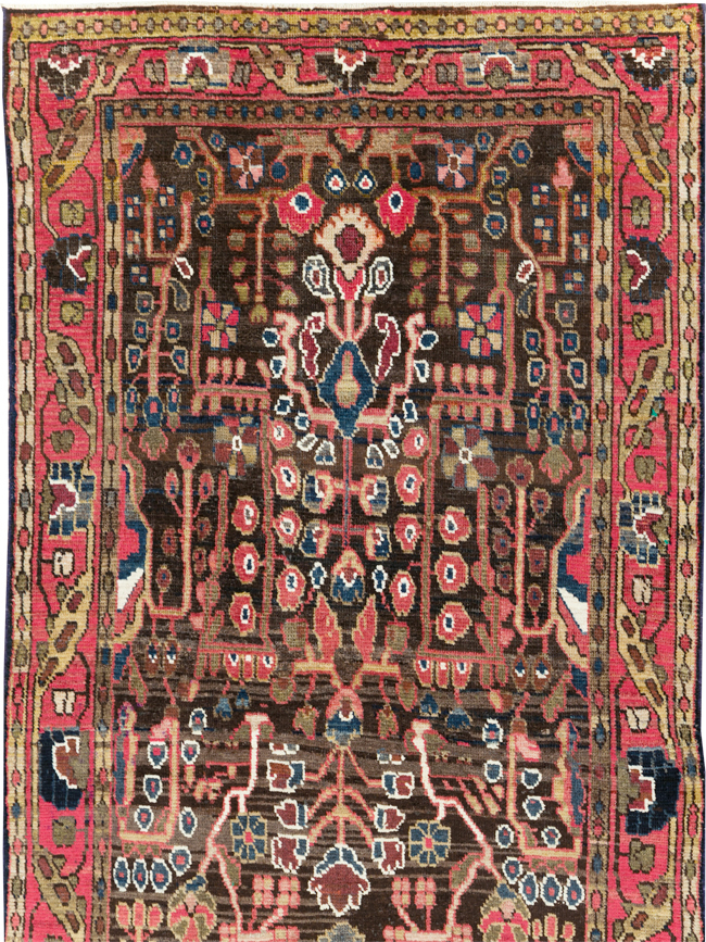 Vintage Persian Hamadan Rug, No.27466 - Gss