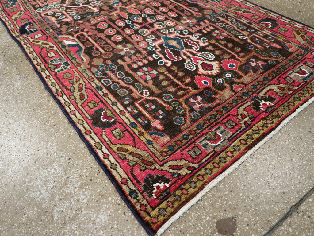 Vintage Persian Hamadan Rug, No.27466 - Gss