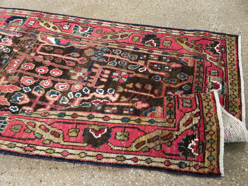 Vintage Persian Hamadan Rug, No.27466 - Gss